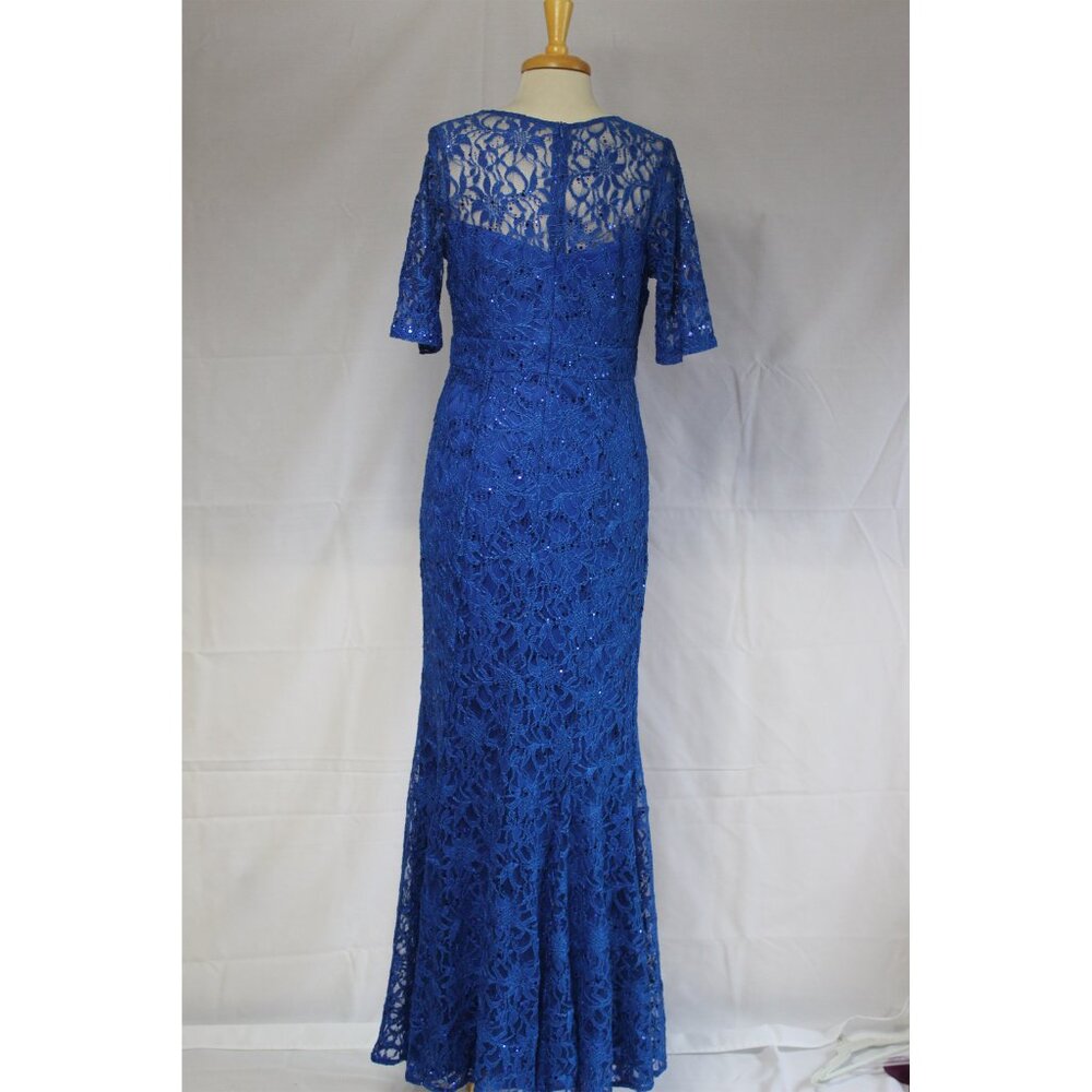 Celavie #2481 Lace Mother Of The Bride Formal Gown-Size L-ROYAL BLUE NEW - Picture 3 of 5